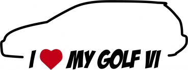 I LOVE MY GOLF 6 5 TÜRER
